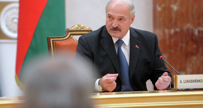 Лукашенко во время встречи глав государств Таможенного союза