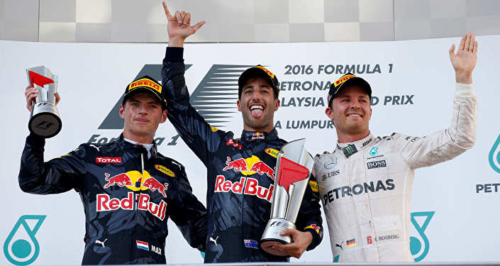 Тройка призеров Гран-при Малайзии