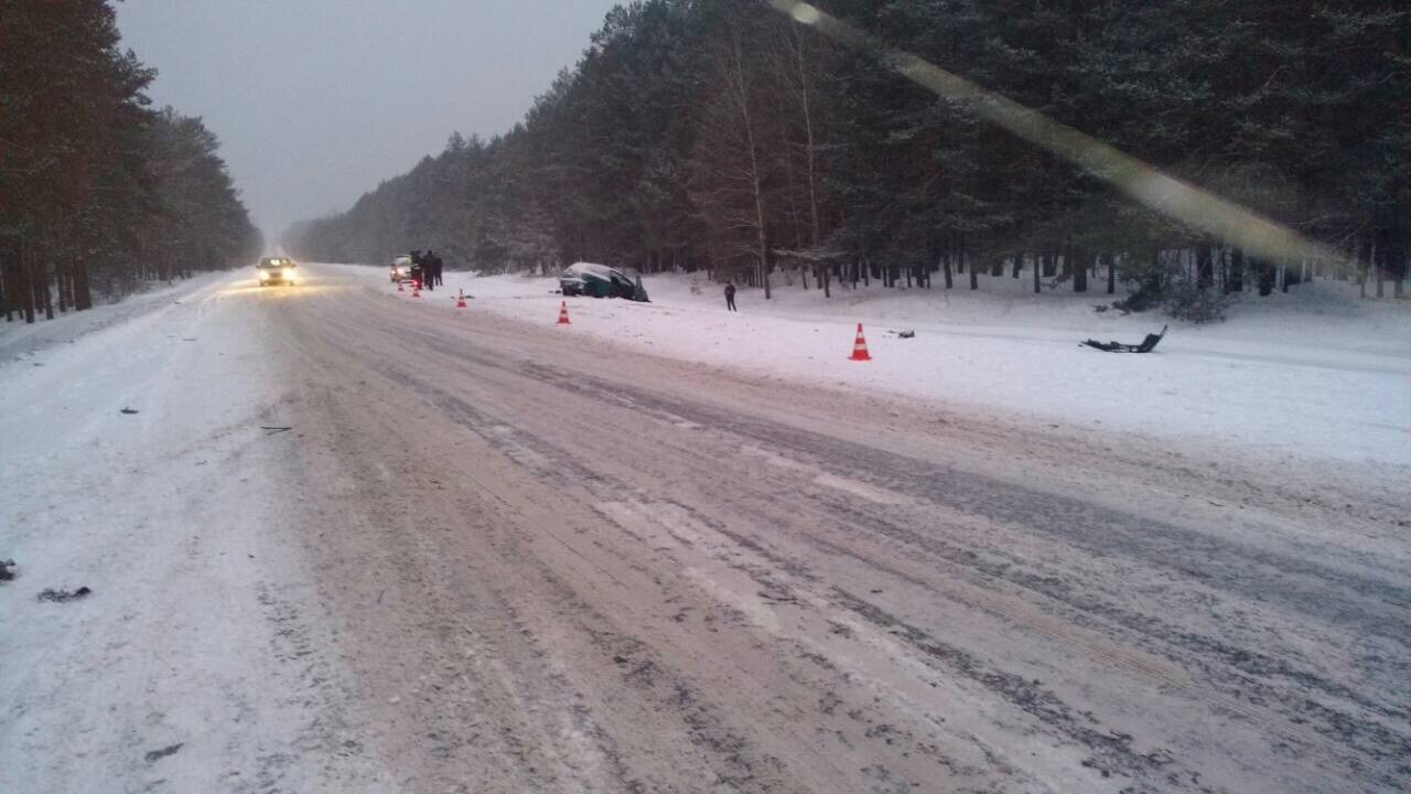 Mazda 626 и Fiat Bravo столкнулись под Речицей