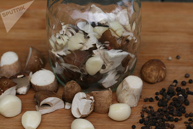 Ароматизированное масло с грибами