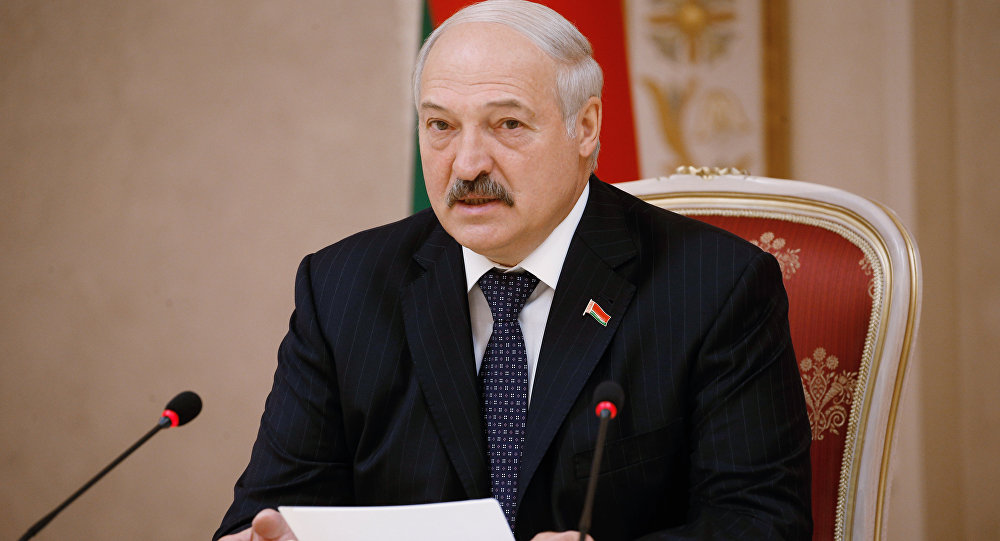 Президент Беларуси Александр Лукашенко на заседании совета министров иностранных дел ОДКБ