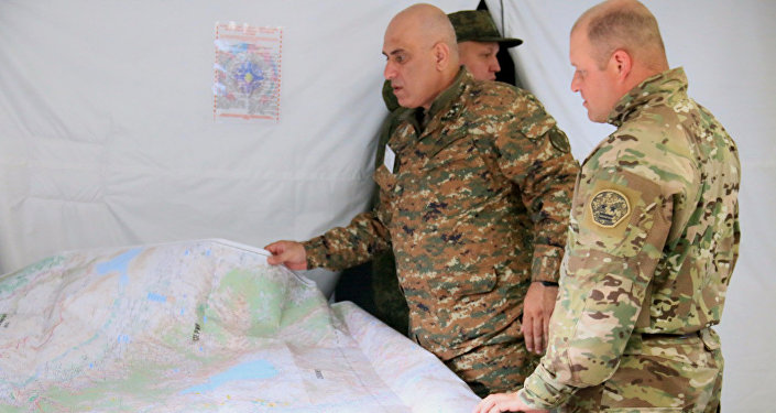 Группы спецназа четырех стран ОДКБ провели учение на полигоне в Армении