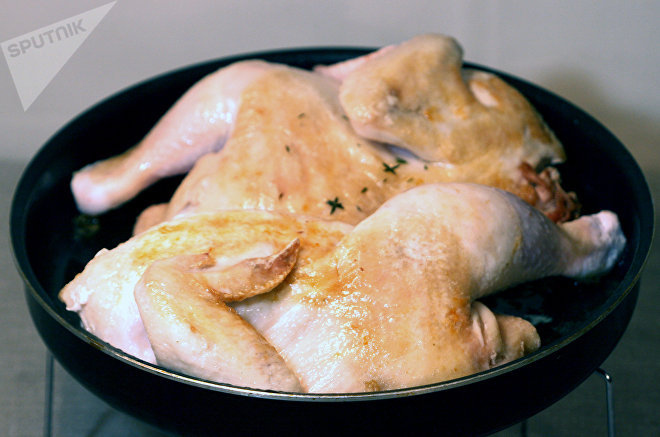 Курица с осенними овощами